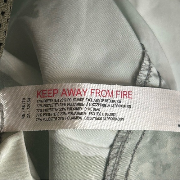 Free People FP Movement Stadium Printed Track Pants Green Camo NWOT SMALL - Picture 14 of 16